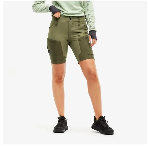 Revolution Khaki Women's Cargo Shorts - Picture 1 of 7